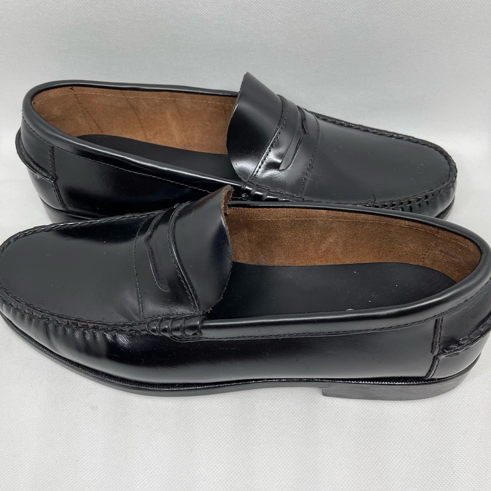 Like new black men’s leather dress shoes Sz9.5